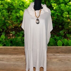 Free People Women’s Oversized Free People Beach Cream Swimsuit Cover/ Dress